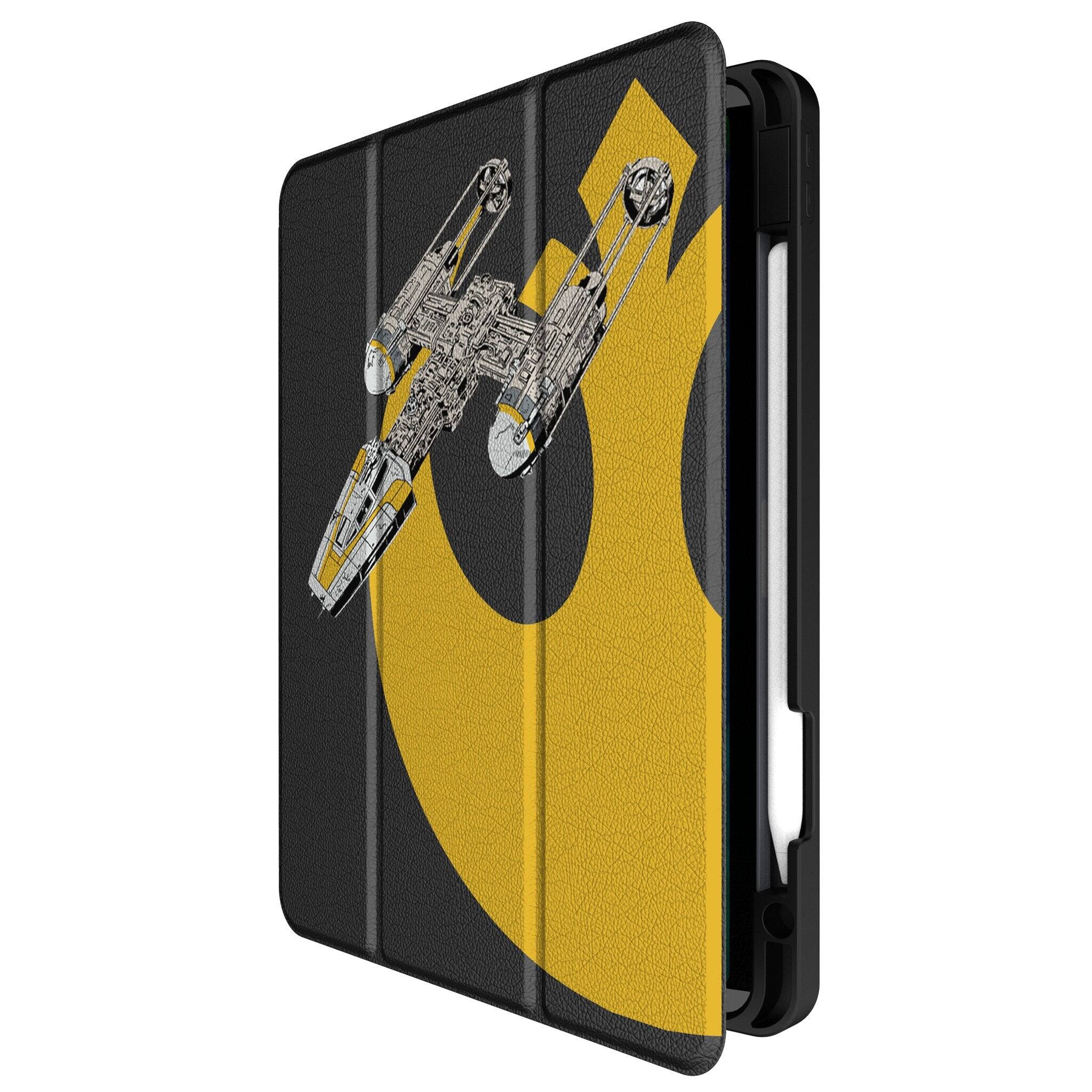 Angle. Keyscaper - Star Wars: A New Hope FactionTech Tablet Case - Apple iPad Pro 11in (3rd/2nd/1st Gen) - Y-Wing.