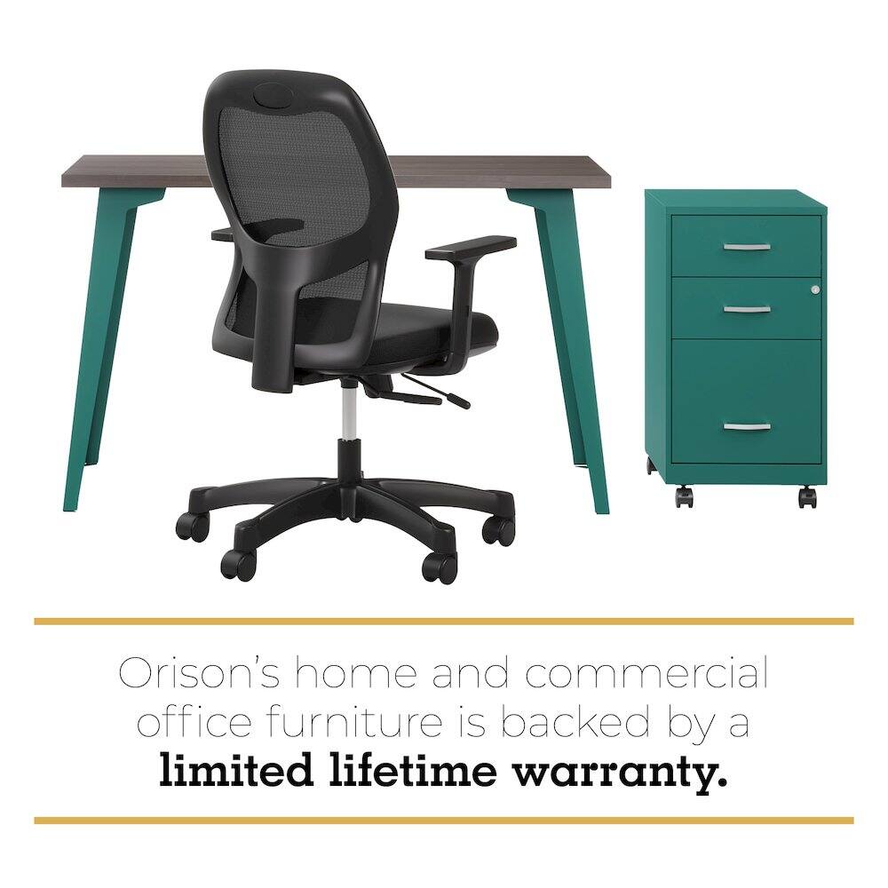 Orison's home and commercial office furniture is backed by a limited lifetime warranty.