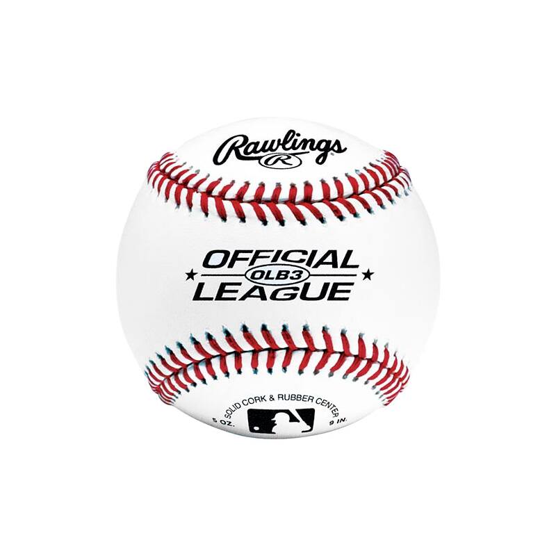 Rawlings OFFICIAL OLB3 LEAGUE CORK & RUBBER SOLID CENTER OZ. 9 IN.