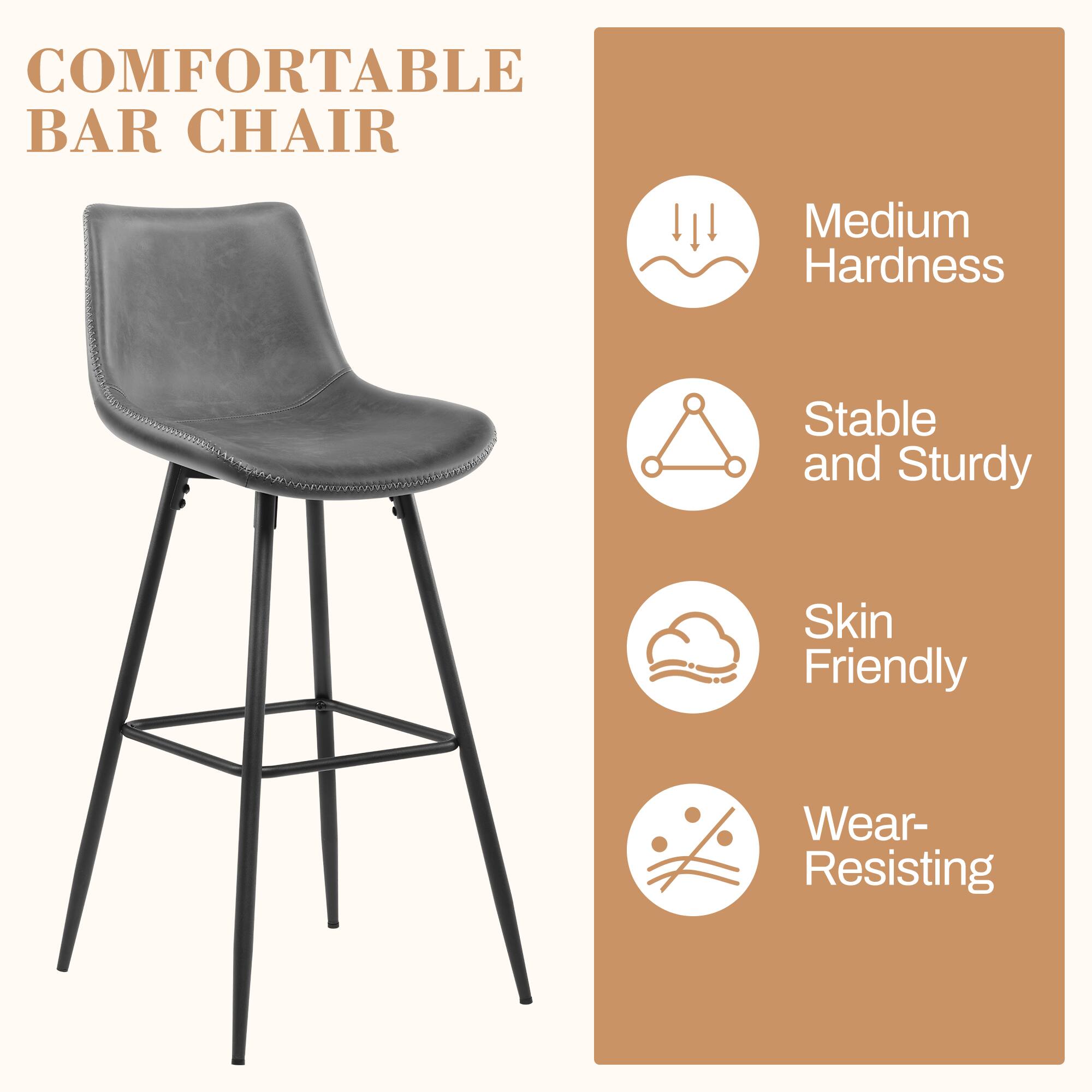 COMFORTABLE BAR CHAIR

- Medium Hardness
- Stable and Sturdy
- Skin Friendly
- Wear-Resisting