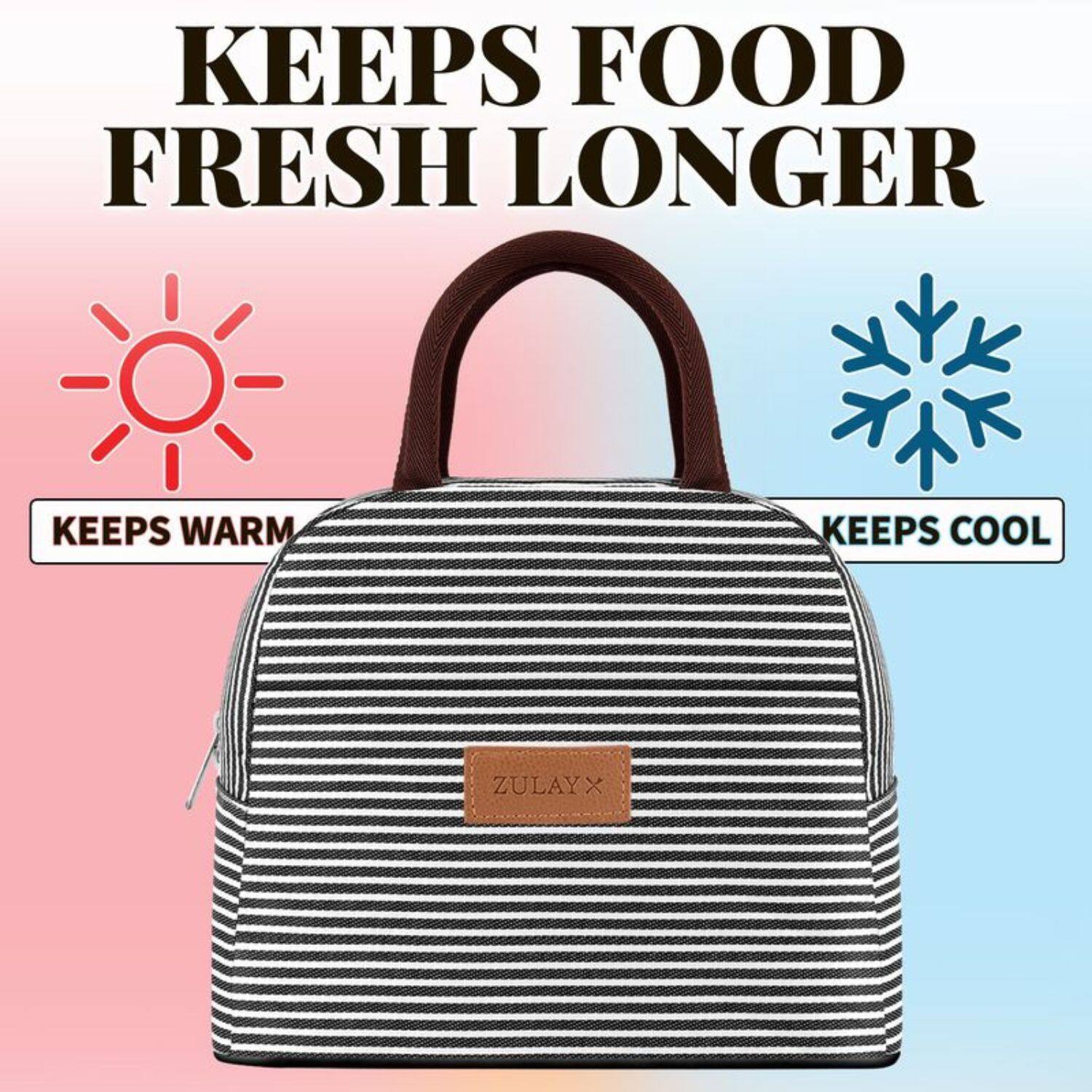 KEEPS FOOD FRESH LONGER  
KEEPS WARM  
KEEPS COOL  
ZULAY