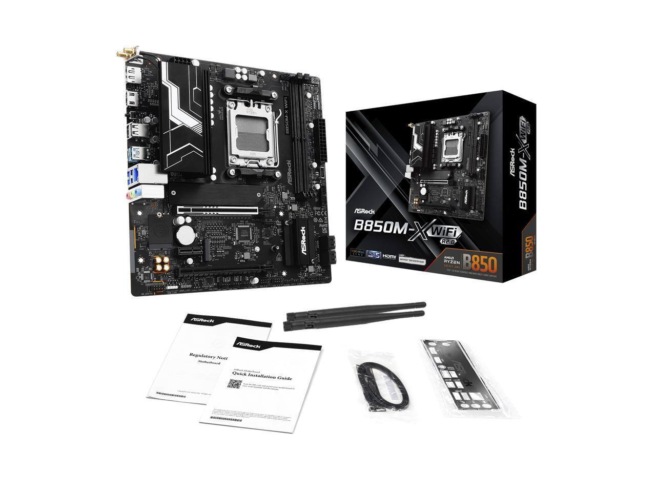 ASRock B850M WiFi R2.0  
AMD Ryzen  
Quick Installation Guide