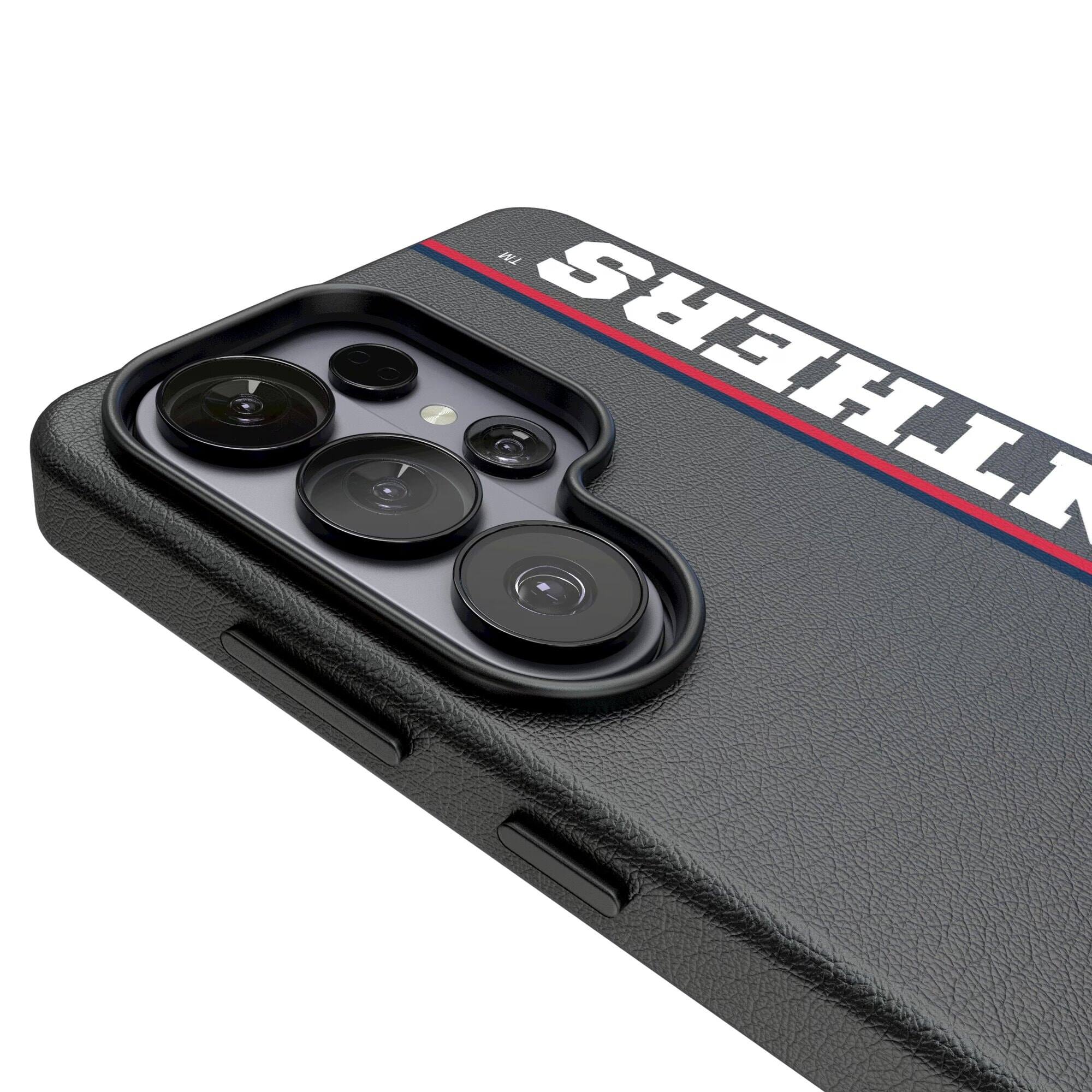 Alt View 2. Keyscaper - Black Florida Panthers Galaxy Magnetic Bump Case - S25 Ultra - Black.