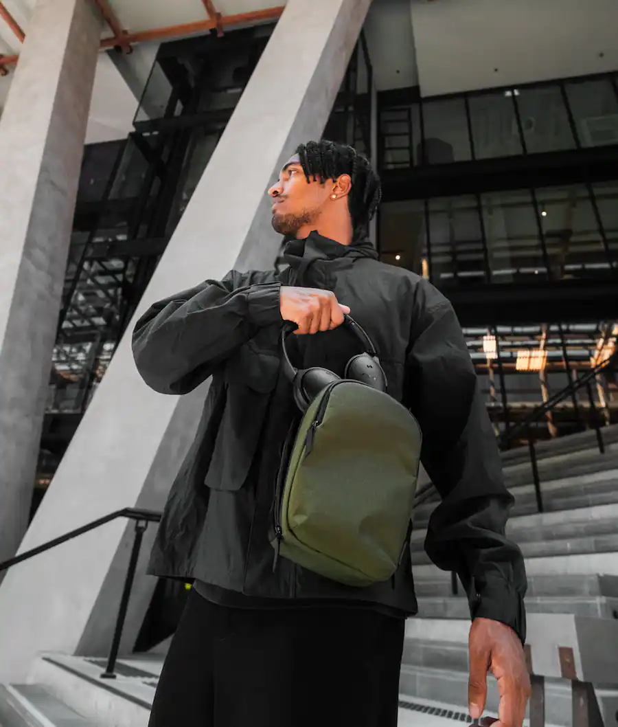 ALPAKA Sling Bag 3L for Men, Fits iPad mini/Nintendo Switch/Headphones ...