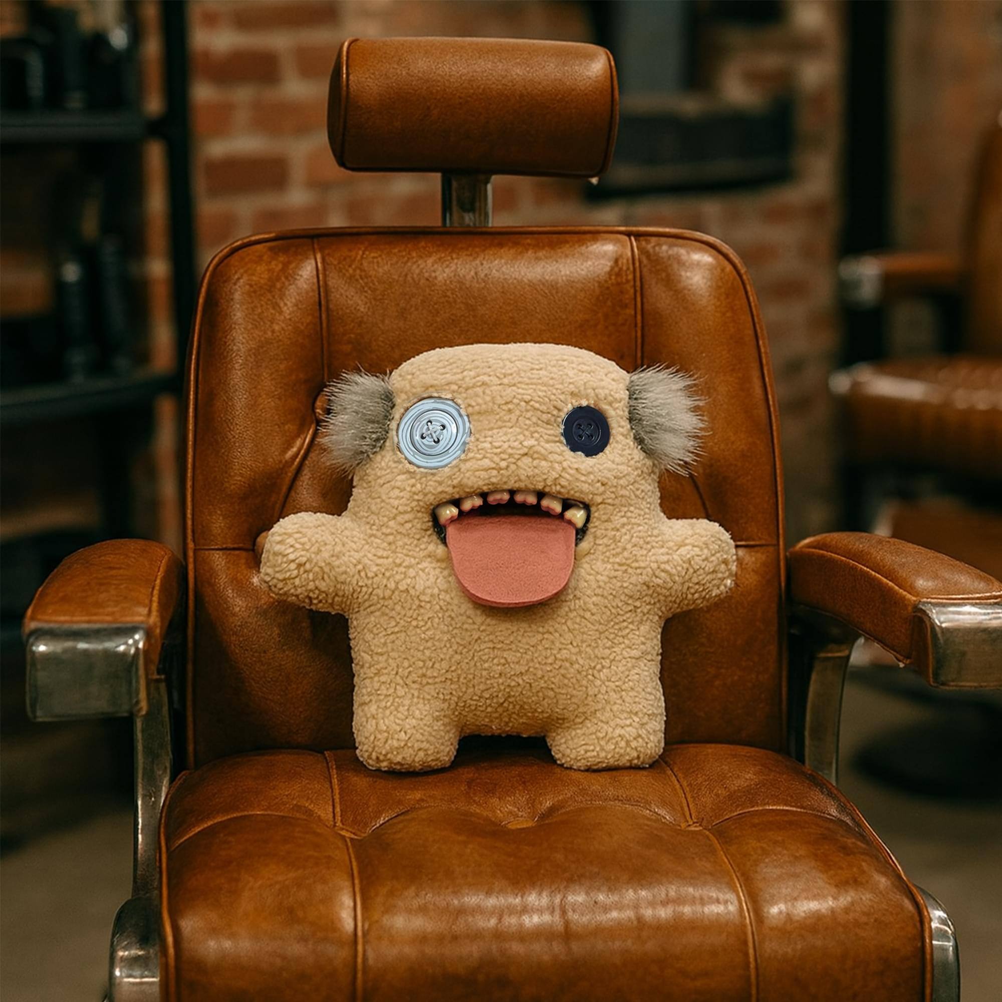 Alt View 2. ZURU - Fuggler Hairy Fuggs 9 Inch Plush | Oogah Boogah (Balding) - Multi-Colored.