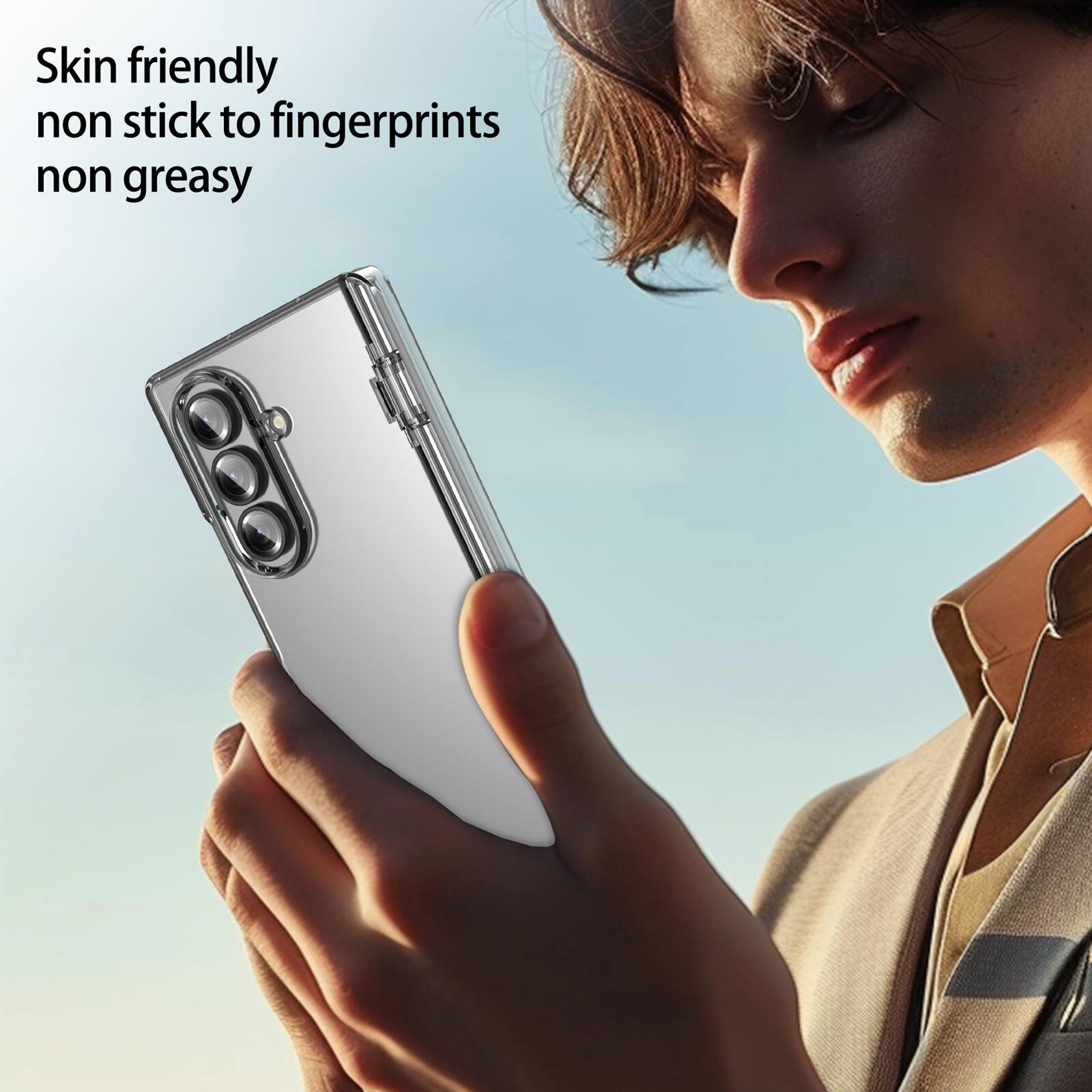 Skin friendly non stick to fingerprints non greasy