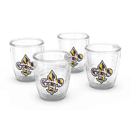 Front. Tervis - LSU Tigers 4-Pack 12oz. Emblem Tumbler Set - Multicolor.