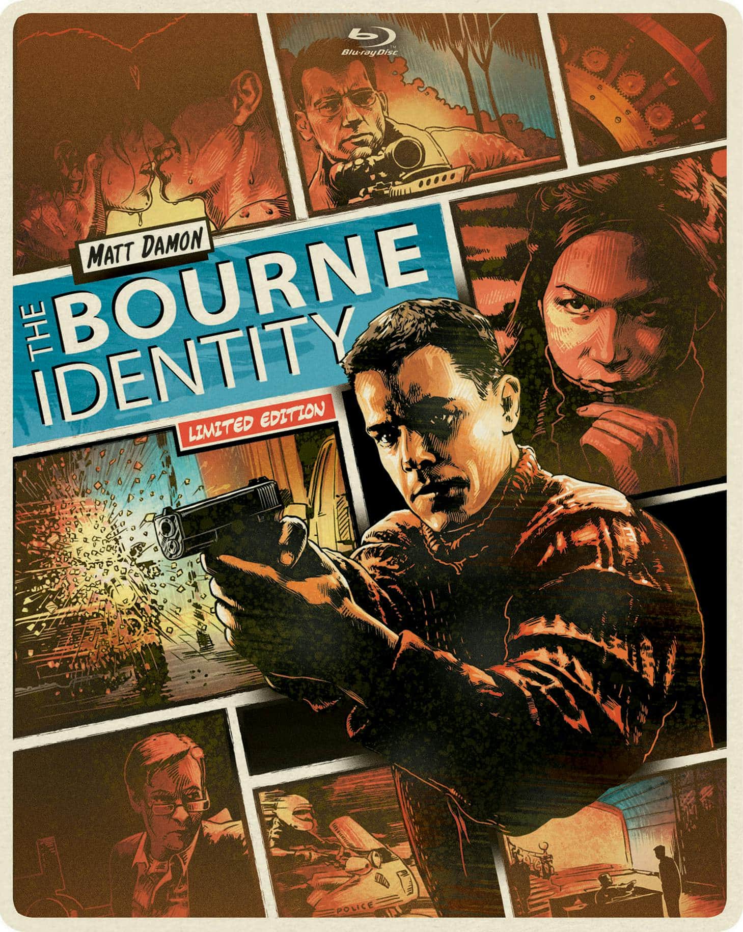 Front. The Bourne Identity (Limited Edition Steelbook) [Blu-ray].
