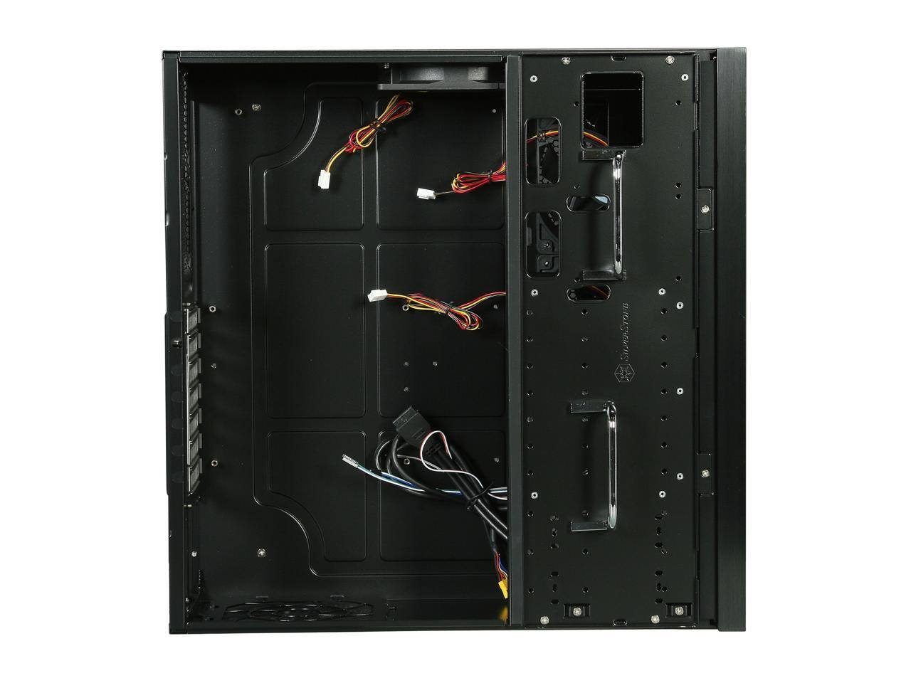 Alt View 5. SilverStone - SILVERSTONE Black Aluminum / Steel Grandia Series SST-GD07B ATX Media Center / HTPC Case - Black.