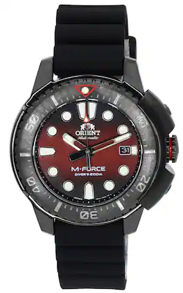 Orient - M-Force Limited Edition Dial Automatic Diver's RA-AC0L09R00B 200M Men's Watch - Red