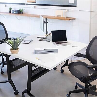 Alt View 3. Fellowes - Halo 125 Thermal & Cold Laminator, 12.52" Width - Light Gray/Silver/White.