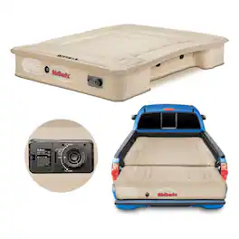 Pittman Outdoors - Truck Bed Air Mattress with Pump for Short Truck Beds, 5.5' - Tan