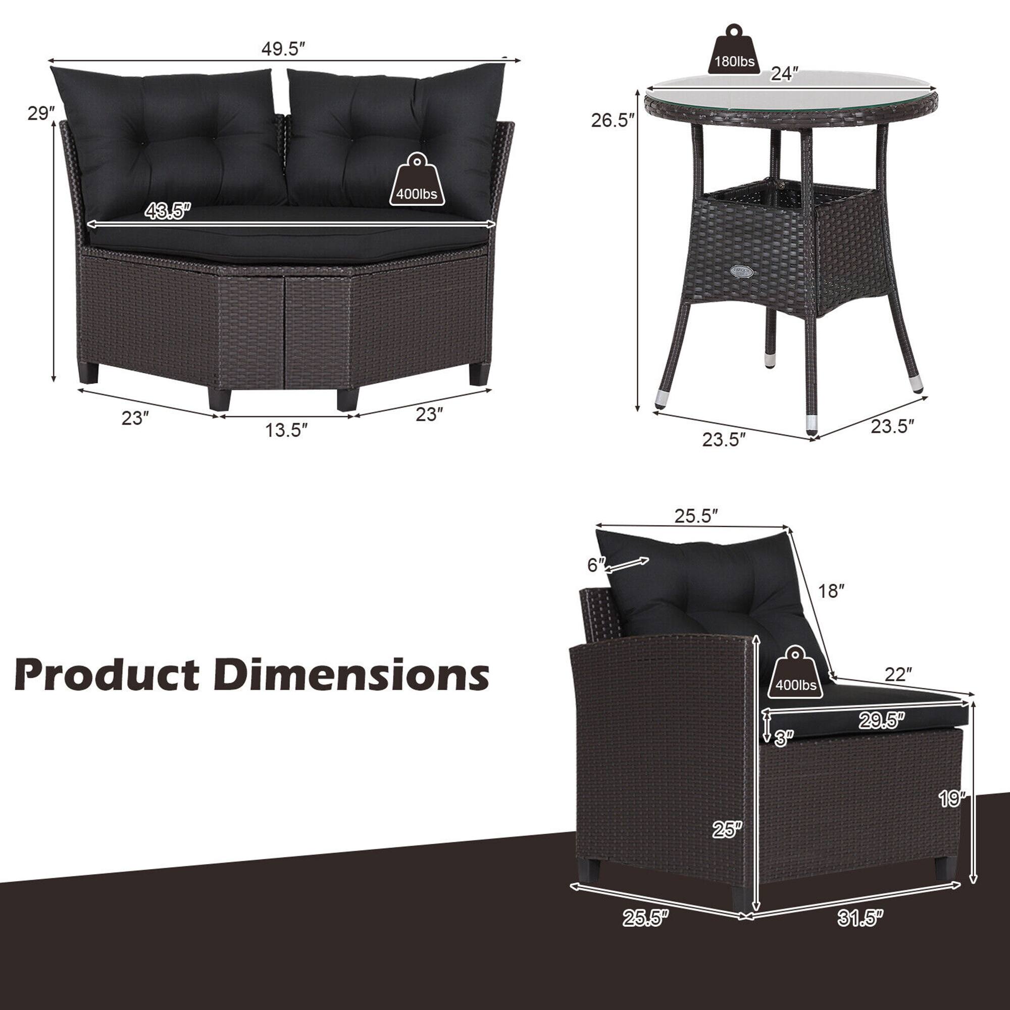 49.5", 29", 43.5", 23", 13.5", 23", 23.5", 23.5", 25.5", 180lbs, 24", 26.5", 29.5", 22", 18", 6", 3", 31.5", Product Dimensions, 400lbs