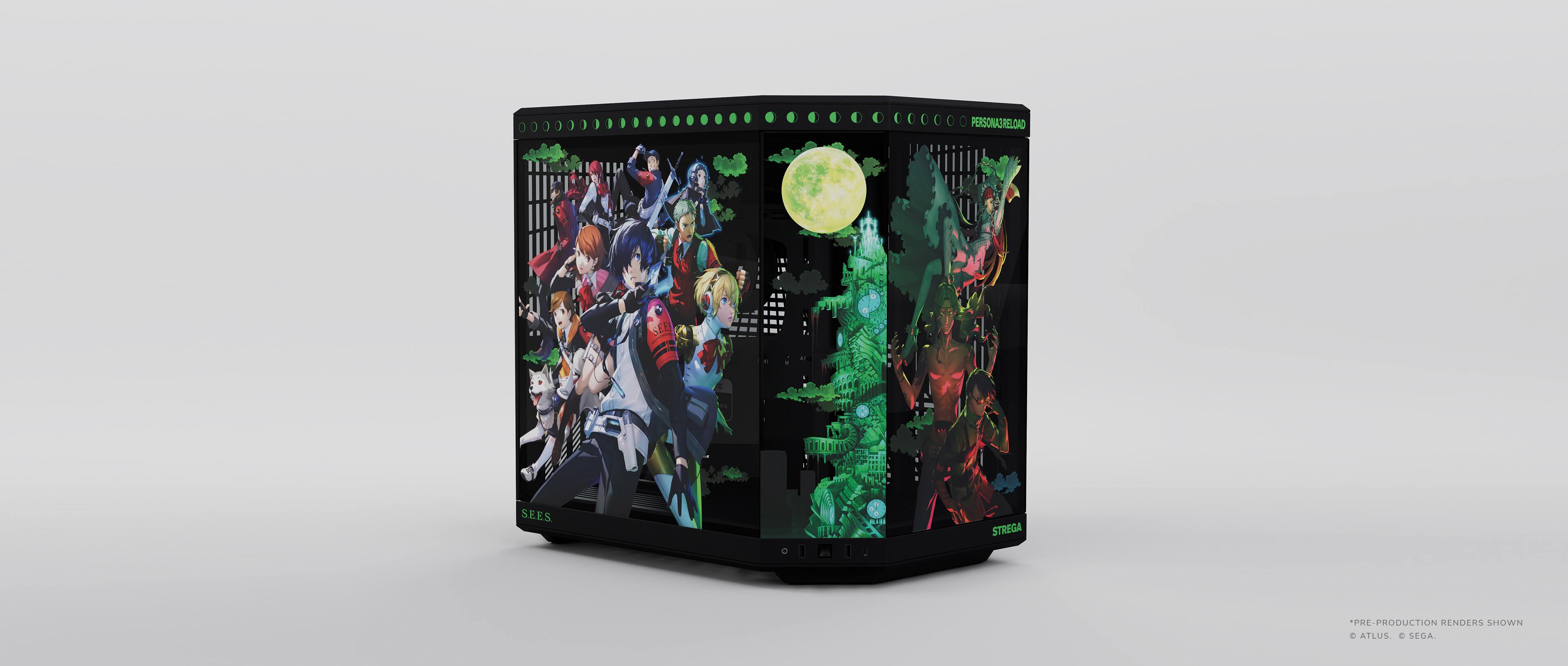 The text on the image is grouped and corrected as follows:

"I see pre-production renders shown by Atlus and Sega."