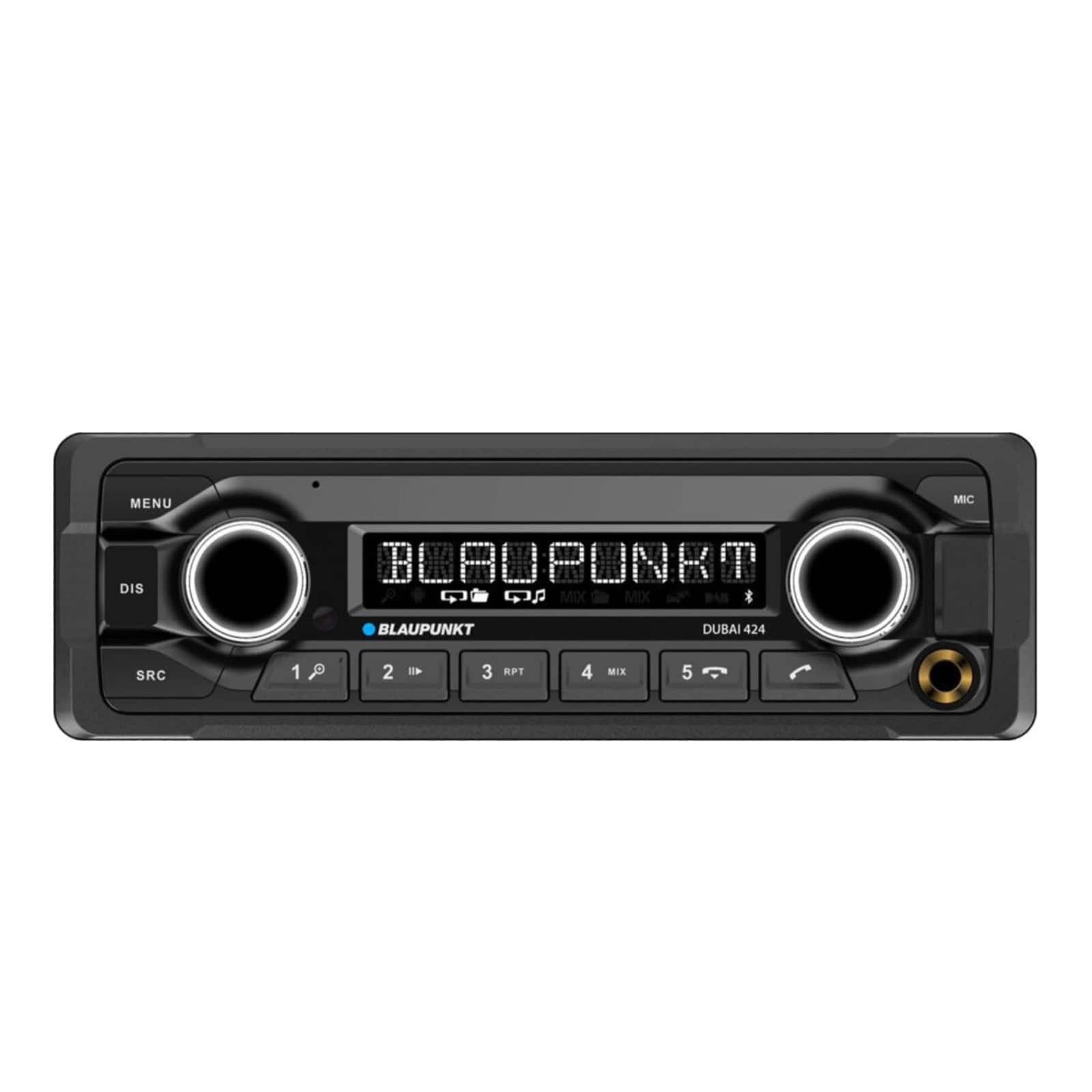 Blaupunkt - DUBAI 424 Single Din Bluetooth AM/FM Car Receiver