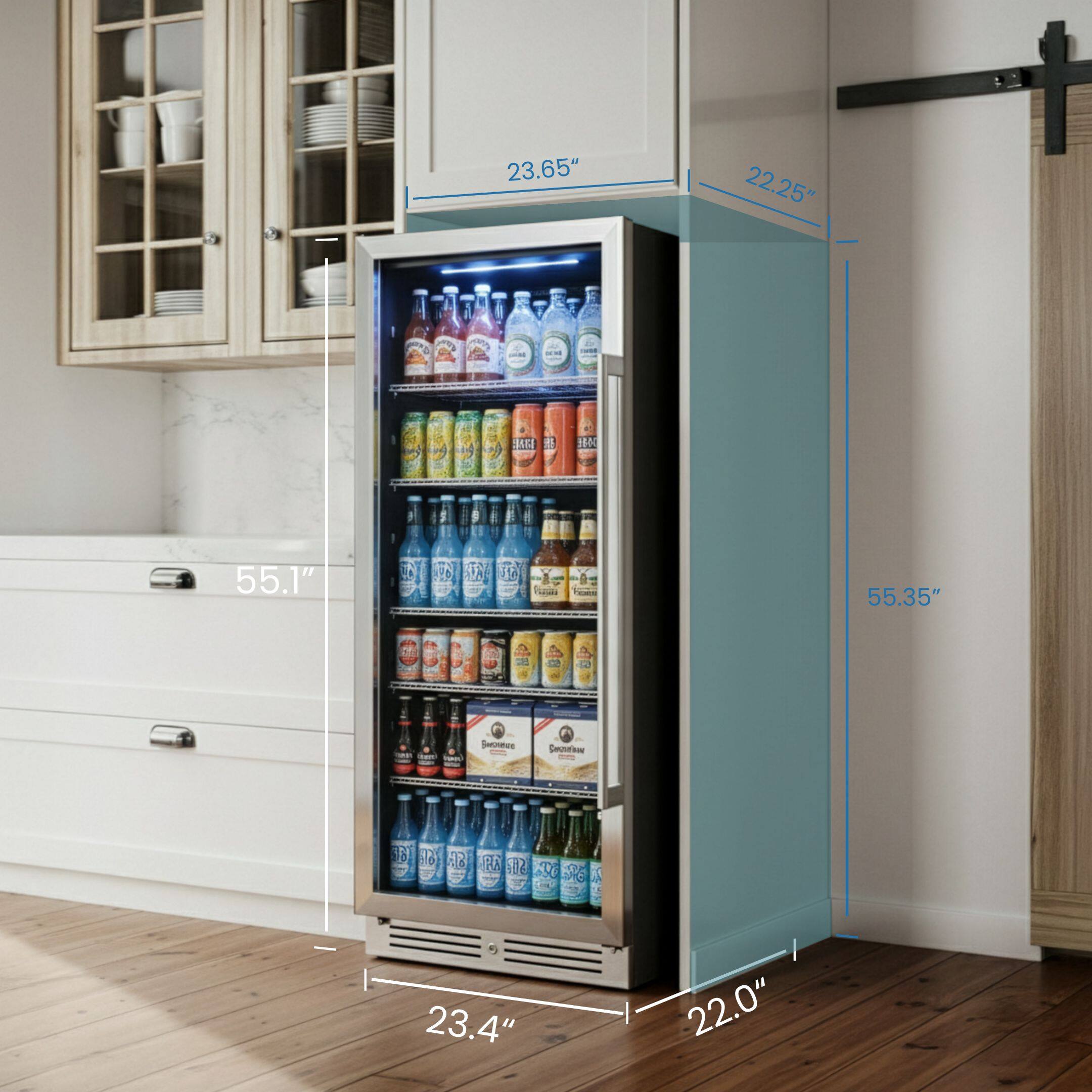 23.65"  
22.25"  
55.1"  
55.35"  
23.4"  
22.0"