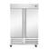 Front. Koolmore - 54 in. Commercial Two-Door Convertible Reach-In Refrigerator/Freezer with 49 Cu. Ft. Capacity in Stainless Steel, ETL - Stainless steel.