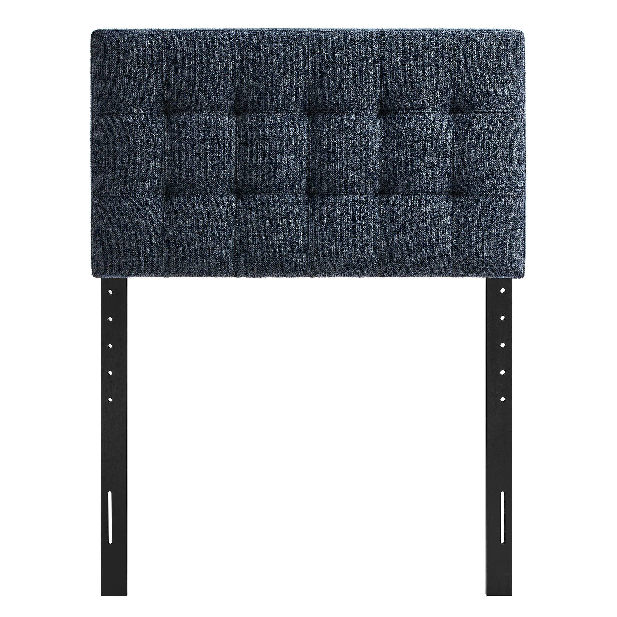 Alt View 2. Modway - Lily Upholstered Fabric Headboard by Modway - Navy.