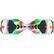 Alt View 11. GoTrax - Surge LED Hoverboard w/3.1 mi Max Range & w/6.2 mph Max Speed - White.