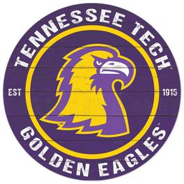 Jardine - Tennessee Tech Golden Eagles 20'' x 20'' Indoor/Outdoor Circle Sign - Purple