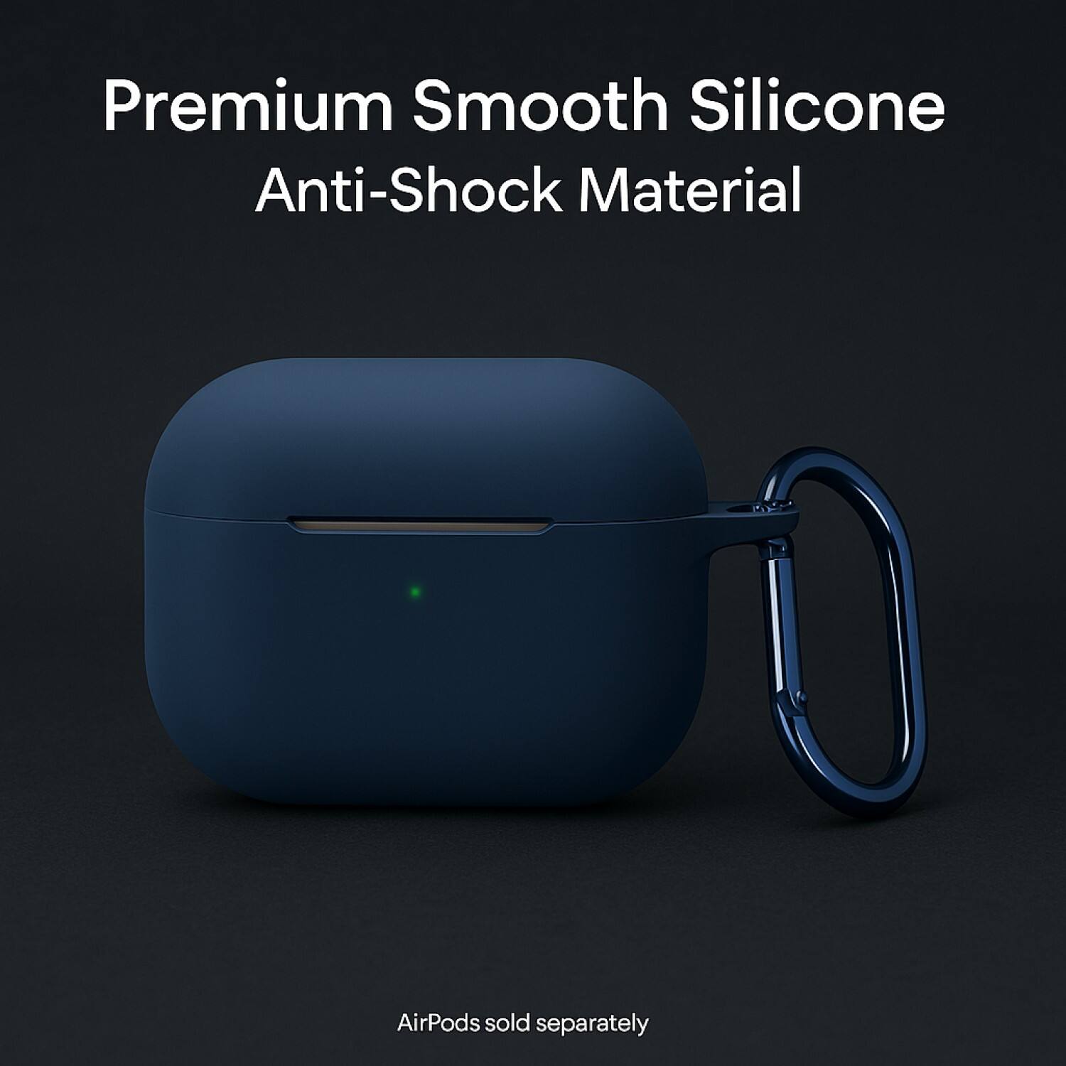Premium Smooth Silicone Anti-Shock Material

AirPods sold separately