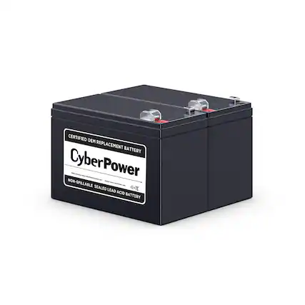 CERTIFIED OEM REPLACEMENT BATTERY
CyberPower
NON-SPILLABLE SEALED LEAD ACID BATTERY
www.CyberPower.com