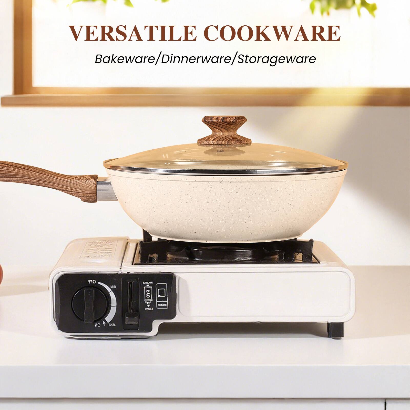 VERSATILE COOKWARE  
Bakeware/Dinnerware/Storageware