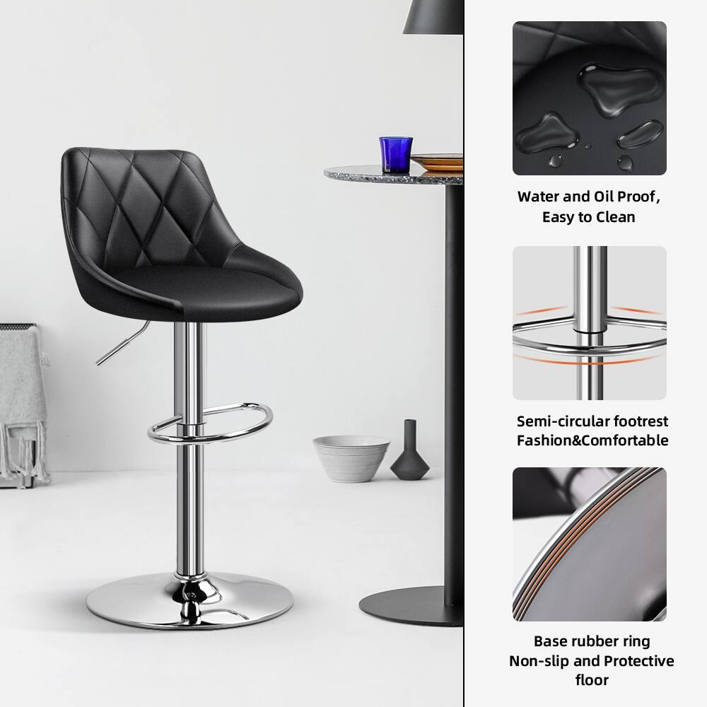 - Water and Oil Proof, Easy to Clean
- Semi-circular footrest Fashion&Comfortable
- Base rubber ring Non-slip and Protective floor