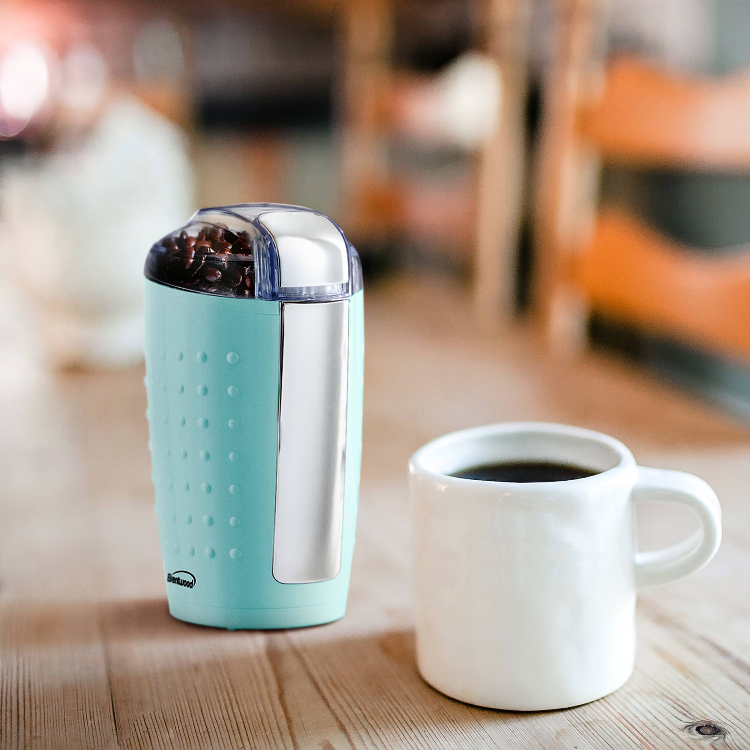 Alt View 4. Brentwood - Brentwood 4 Ounce 150 Watt Coffee and Spice Grinder in Blue - Blue.