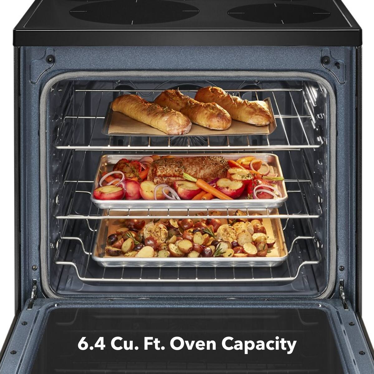 6.4 Cu. Ft. Oven Capacity