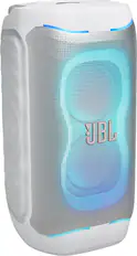 Front. JBL - PartyBox 130 Portable Wireless Speaker - 2026 - White.