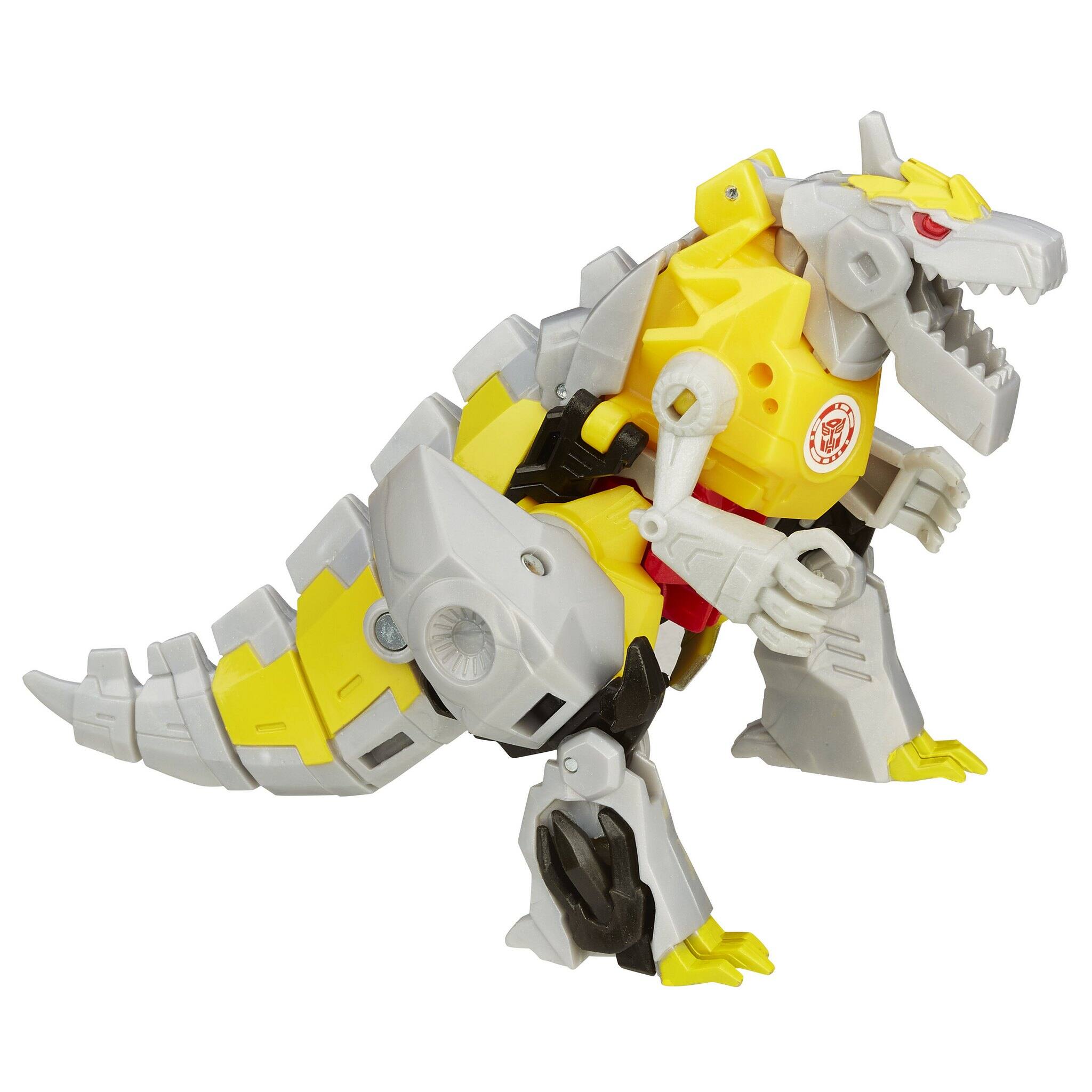 Alt View 5. Transformers - Gold Armor Grimlock Warrior Class | Transformers Robots in Disguise RID.