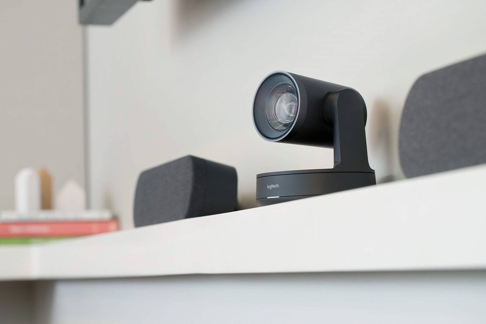 Back. Logitech - Logitech Rally Speaker for Rally Ultra-HD ConferenceCam - Wall Mountable - Black.