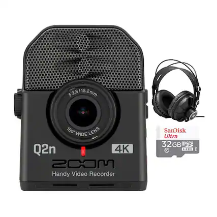 F2.8/15.2mm
150° WIDE LENS
Q2n
4K
Handy Video Recorder
SanDisk Ultra 32GB microSDHC I