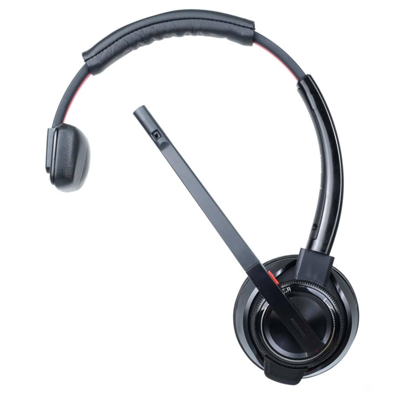 Back. Plantronics - Savi 8210 Office Monaural DECT 6.0 & Bluetooth Wireless Headset - PC/Desk Phone/Mobile, 590ft, 13Hr Talk Time, 207309-01 - Black.