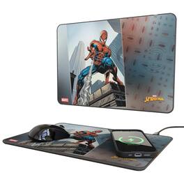 Keyscaper - Marvel Cover Art 15-Watt Wireless Charger and Mouse Pad - Spider-Man 2