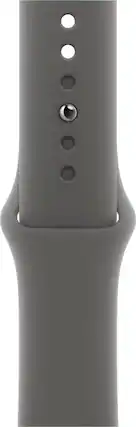 Angle. Apple - 42mm Stone Gray Sport Band - S/M - Stone Gray.