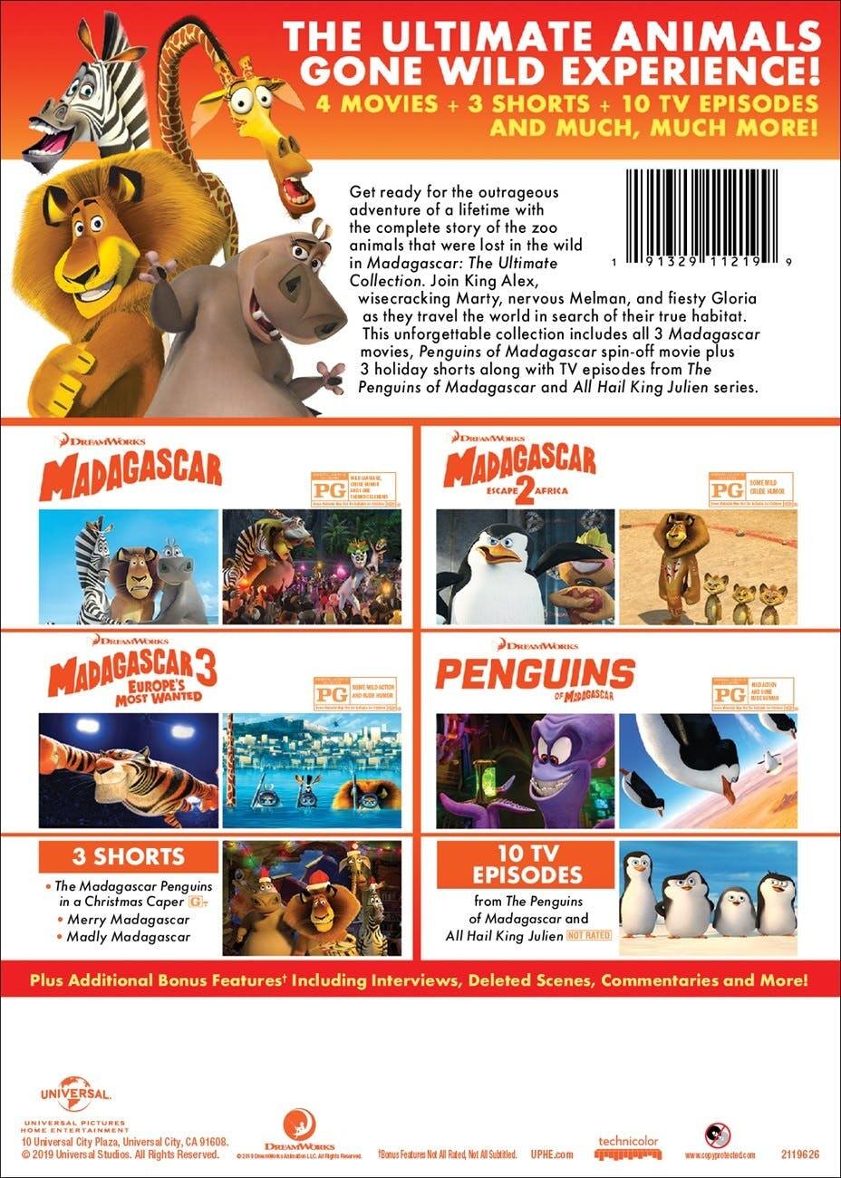 Angle. Madagascar: The Ultimate Collection (DVD Set) [DVD].