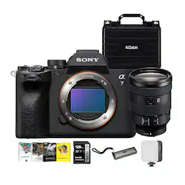 Sony - a7 IV Mirrorless Camera with 24-105mm f/4 Lens Bundle with Accessories
