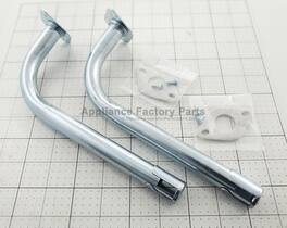 Music City Metals - MCM707950229 venturi, L pair, 8 in. x 3.125 in. ; Fie