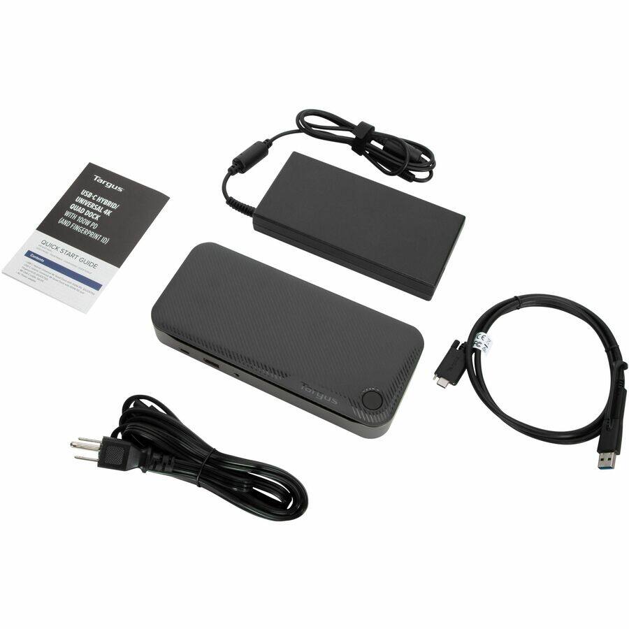 US8 Targus C UNIVERSAL DRIVE HYBRID 4K WITH YOOW DOCK AND PD FINGERPRINT (0) QUICK START GUIDE