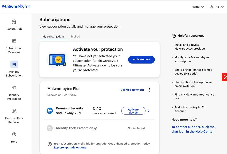 Malwarebytes Premium + Privacy VPN Bundle 2 Devices Windows, Mac OS ...