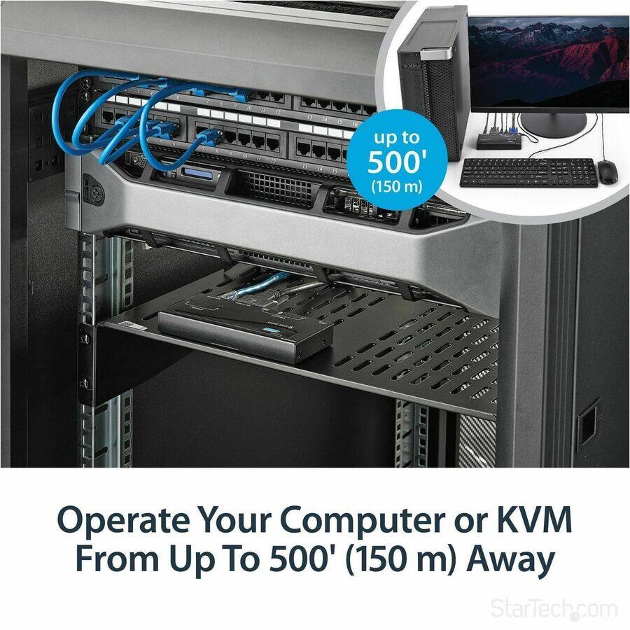 LAVNUE 13 - 15 15 16 up to 169880 15 14 15 500' (150 m)

Operate Your Computer or KVM From Up To 500' (150 m) Away

StarTech.com