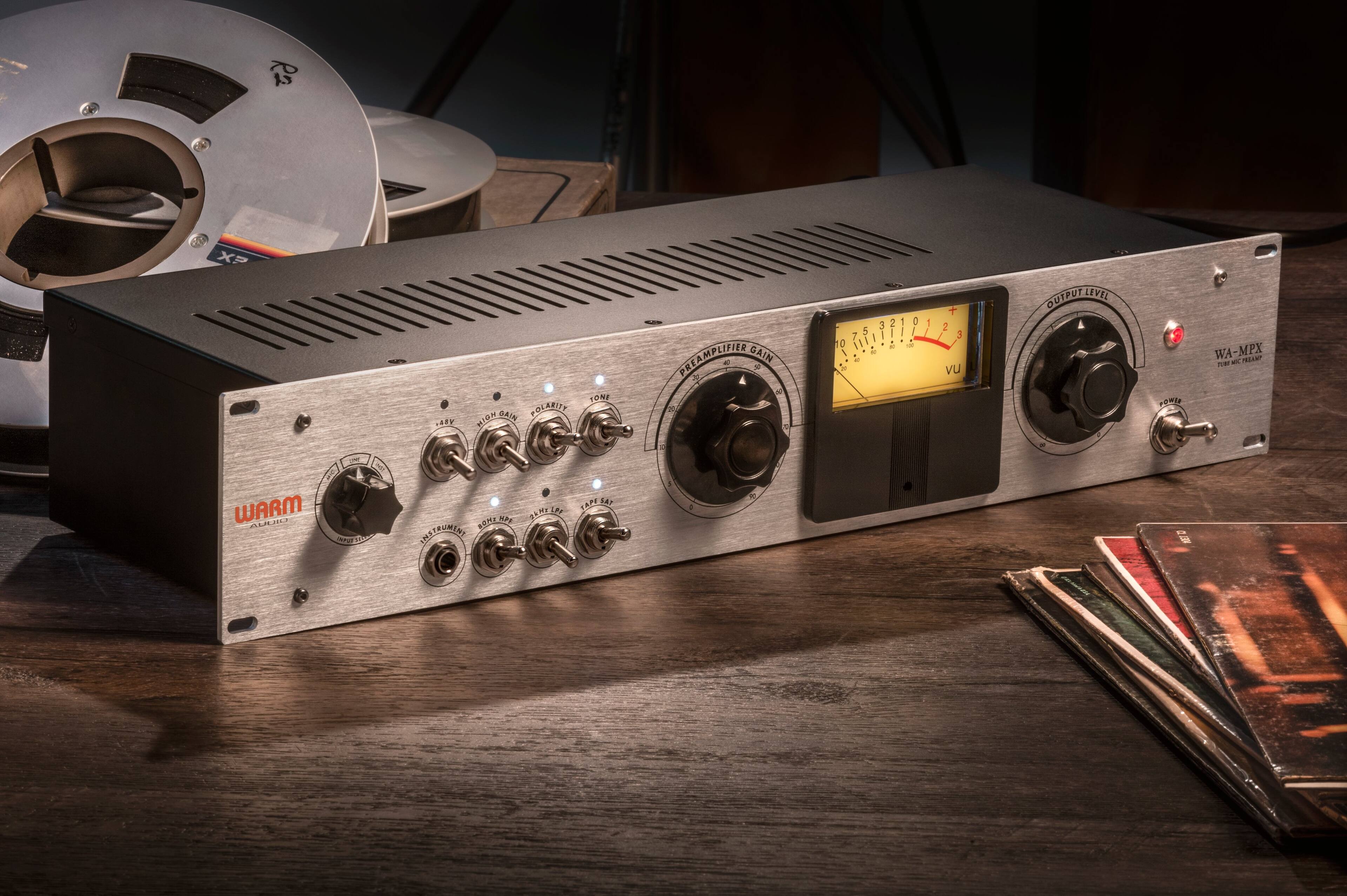 Warm Audio WA MPX Single Channel Tube Mic Preamp Silver WA-MPX