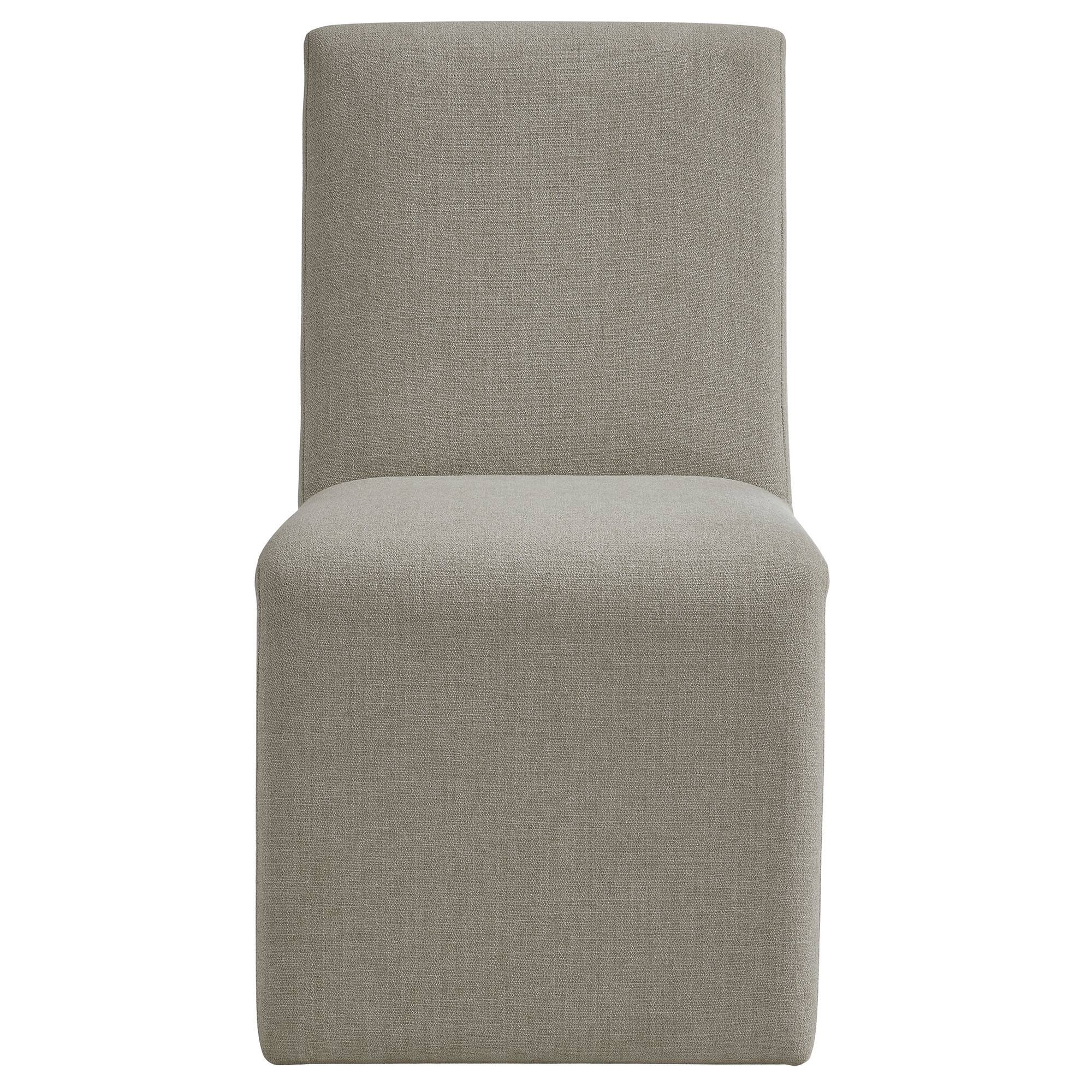 Alt View 2. Modway - Emory Fabric Upholstered Dining Side Chair by Modway - Brown.