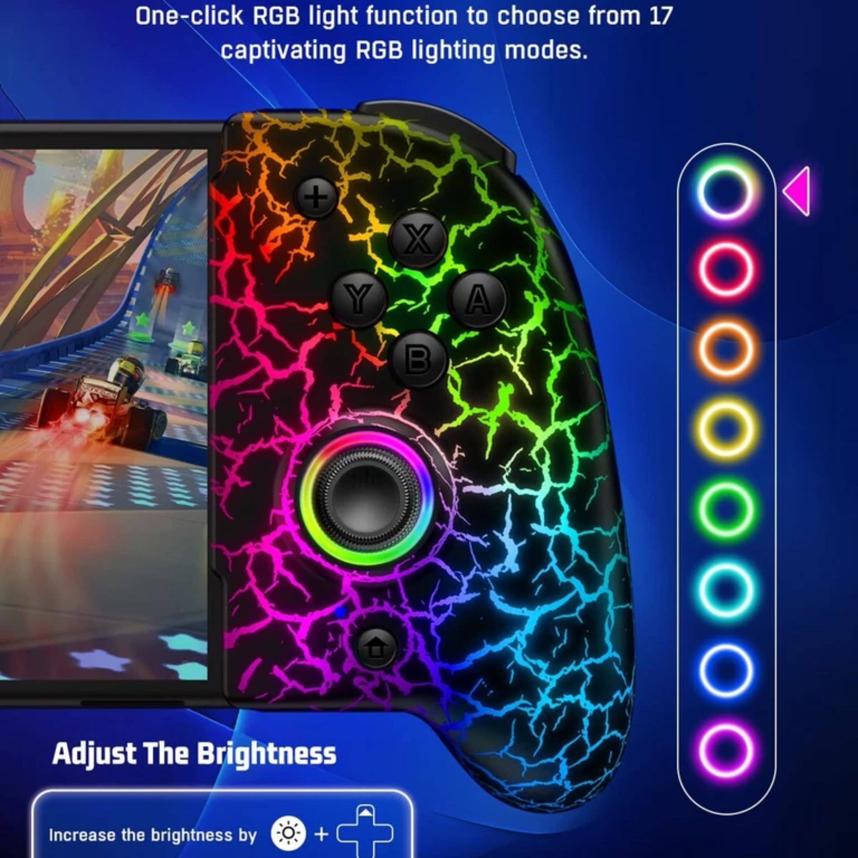 One-click RGB light function to choose from 17 captivating RGB lighting modes.

Adjust The Brightness
Increase the brightness by +