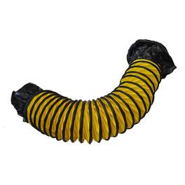 XPOWER - Extra Flexible 8" Diameter 15 Ft Ventilation PVC Duct Hose - Yellow