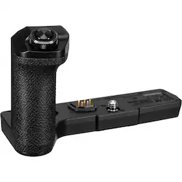 OM System - ECG-5 External Grip for OM-D E-M5 Mark III Camera with Shutter Release Button and Control Dial - Black