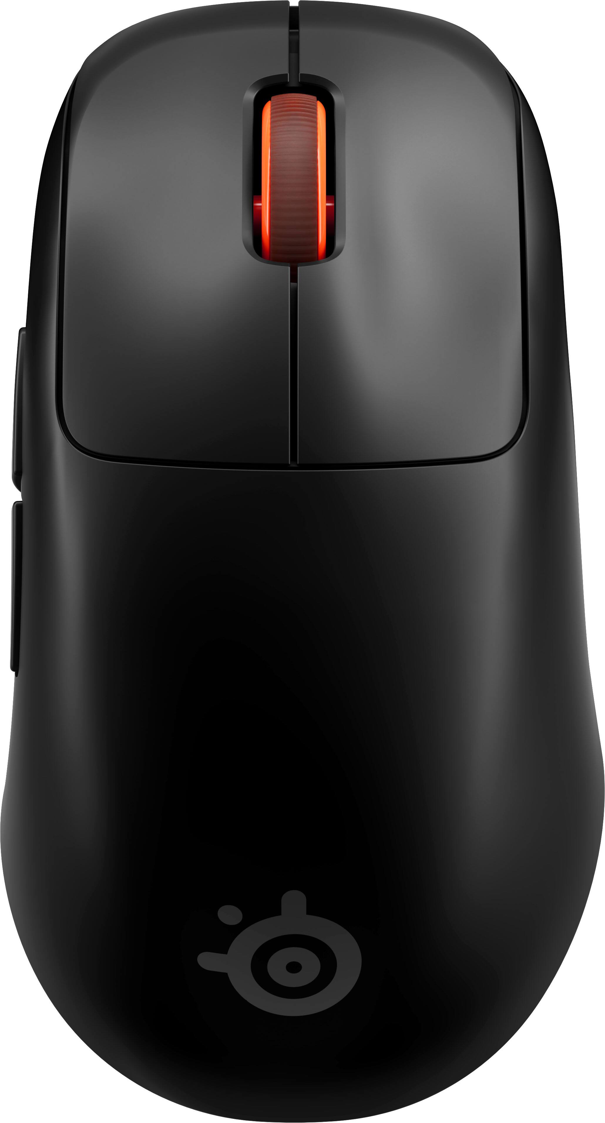 Alt View 10. SteelSeries - Rival Pro Wireless Optical Ergonomic Gaming Mouse with 8K Polling – Ultra-Wideband/RF for PC - Black.