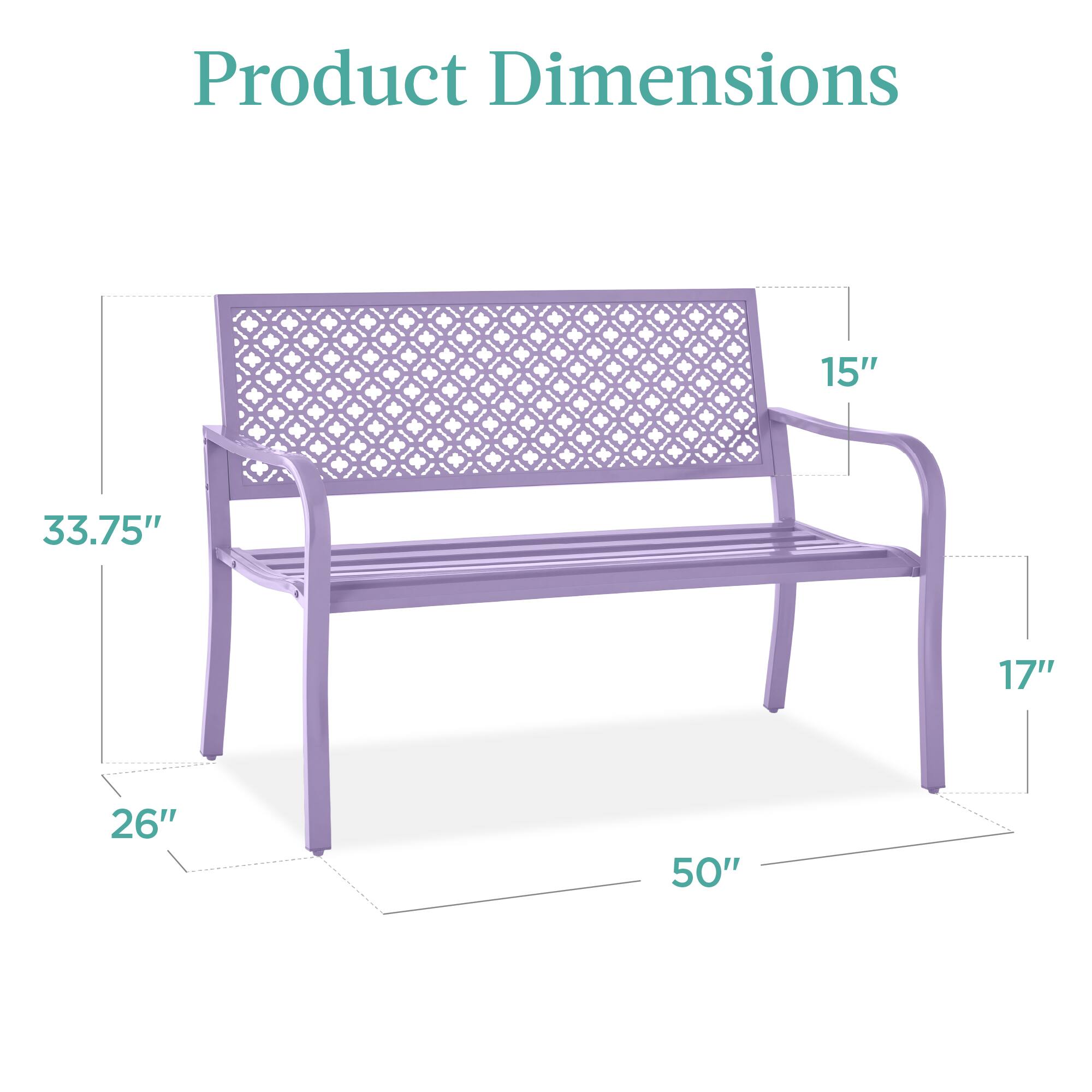 Product Dimensions  
50" x 33.75" x 17" x 26" x 15"